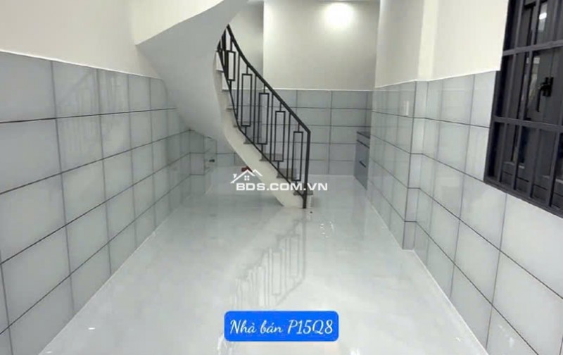 BÁN NHÀ 3 Tầng MỚI XÂY, DTSD 60m, LƯU HỮU PHƯỚC P15Q8, CHỈ CÓ 2ty600